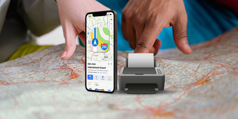 Apple Maps Offline Navigation How To Print Apple Maps Ezeep Ezeep