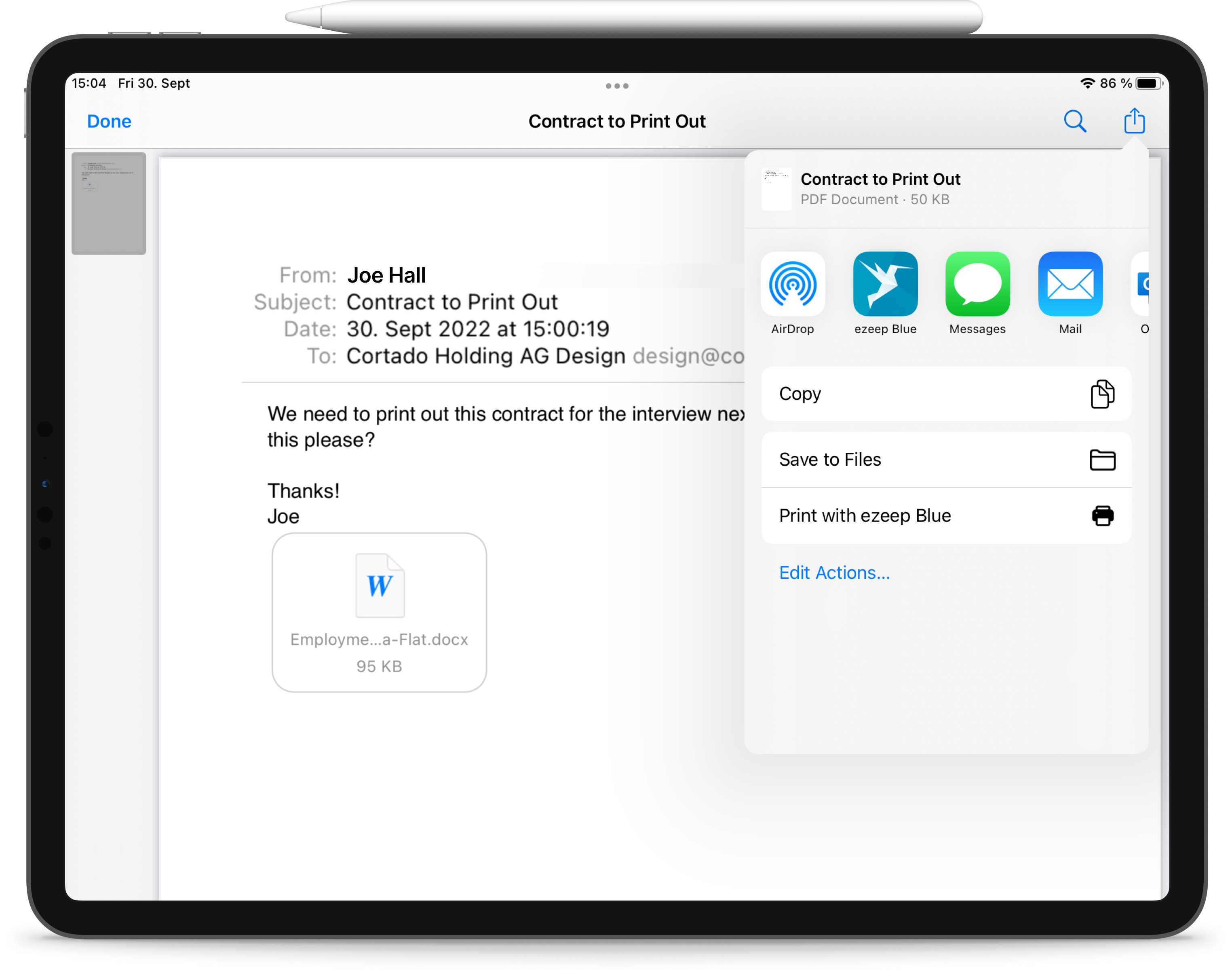 Easily Print Emails From IPhones And IPads With Or Without Airprint Ezeep